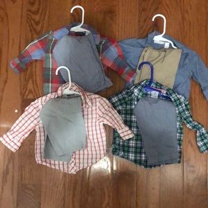 (4) 3-6 month boys outfits